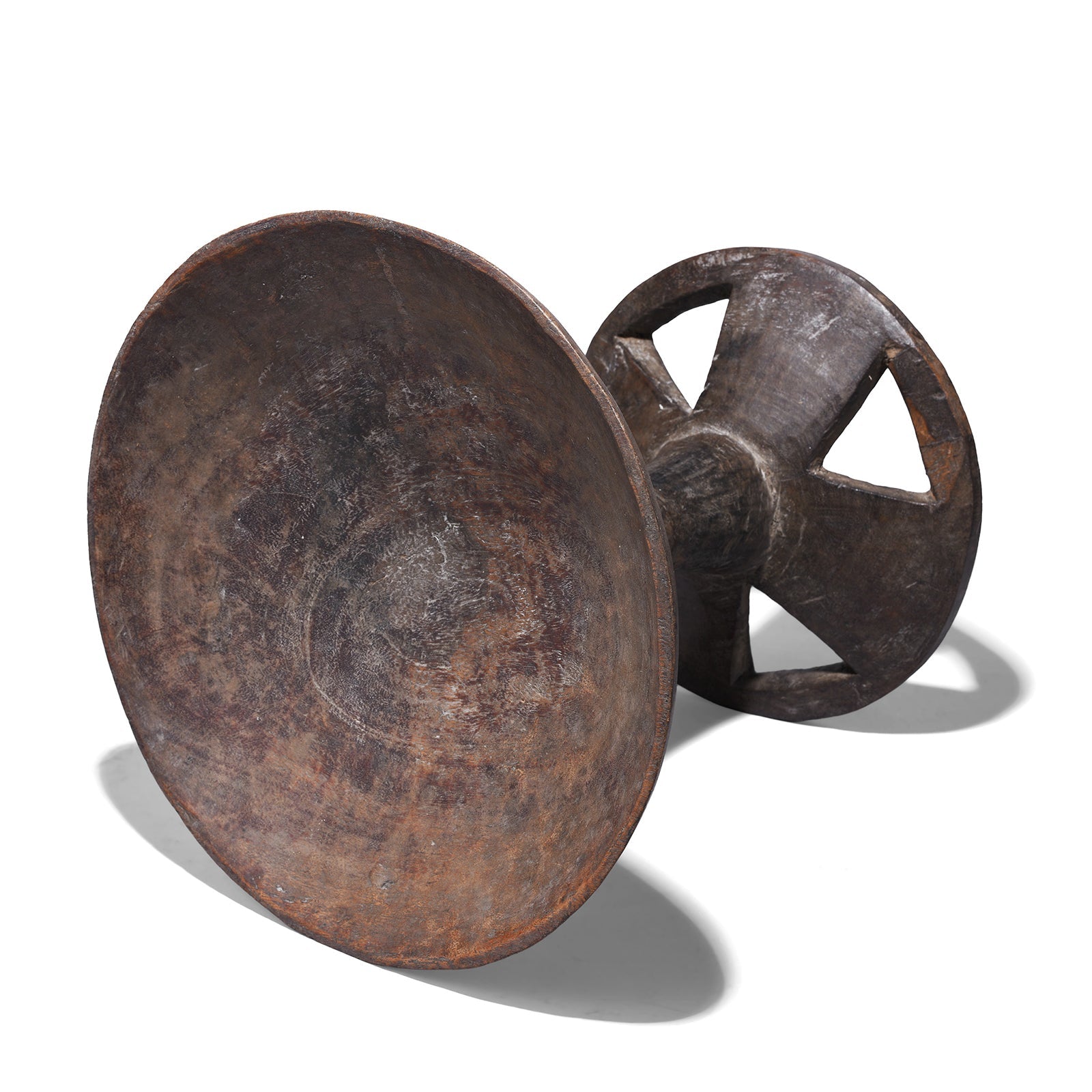 Carved Tribal Food Bowl From Nagaland -  Ca 1920