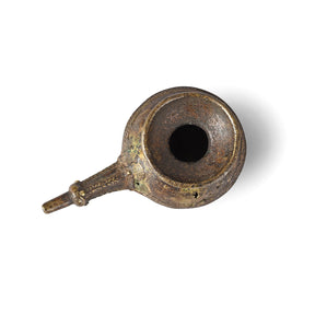 Saora Tribal Jeri Wine Pipe From Orissa - Ca 1920's