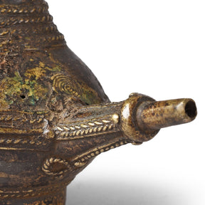 Saora Tribal Jeri Wine Pipe From Orissa - Ca 1920's