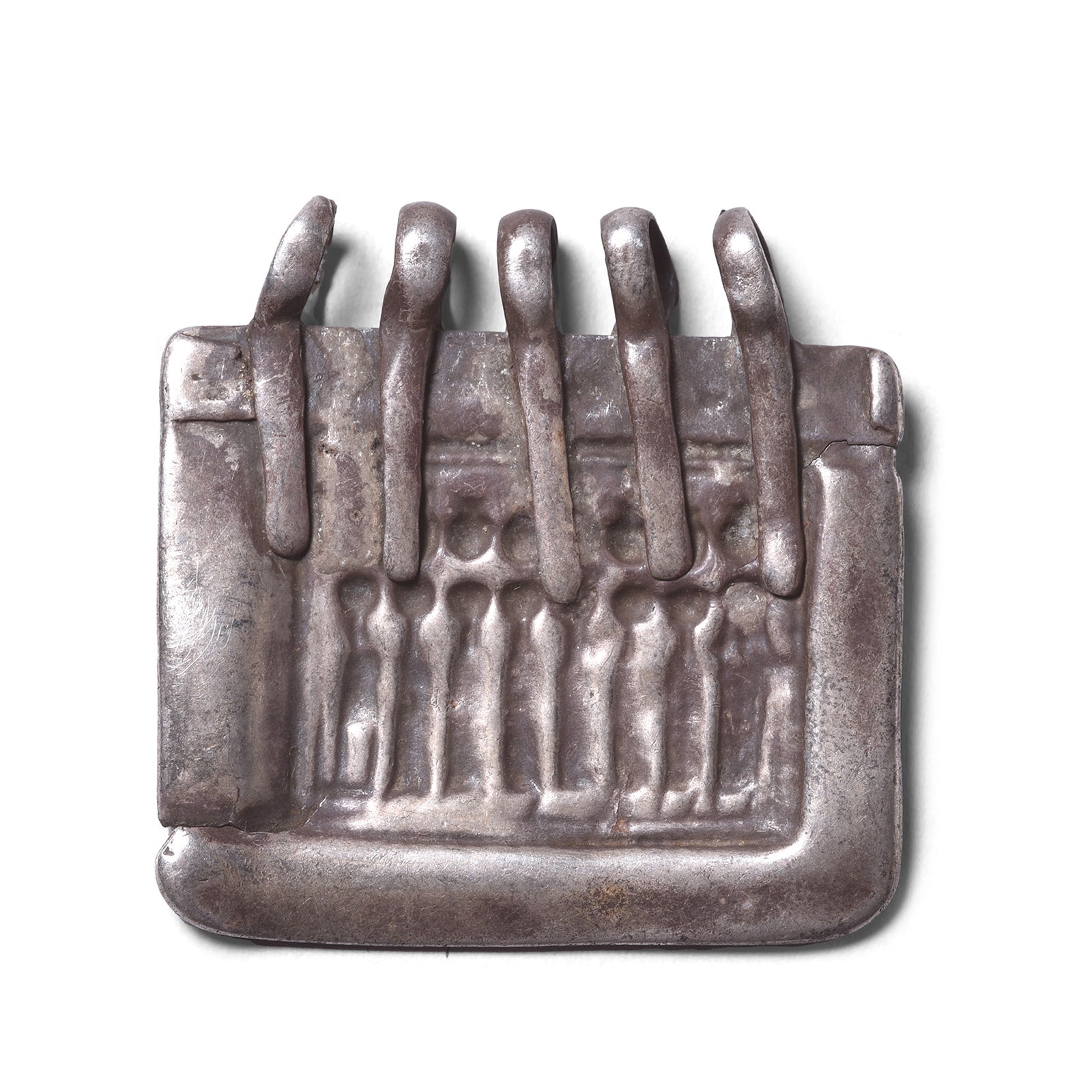 Tribal Silver Saptamatrika Amulet - 19th Century