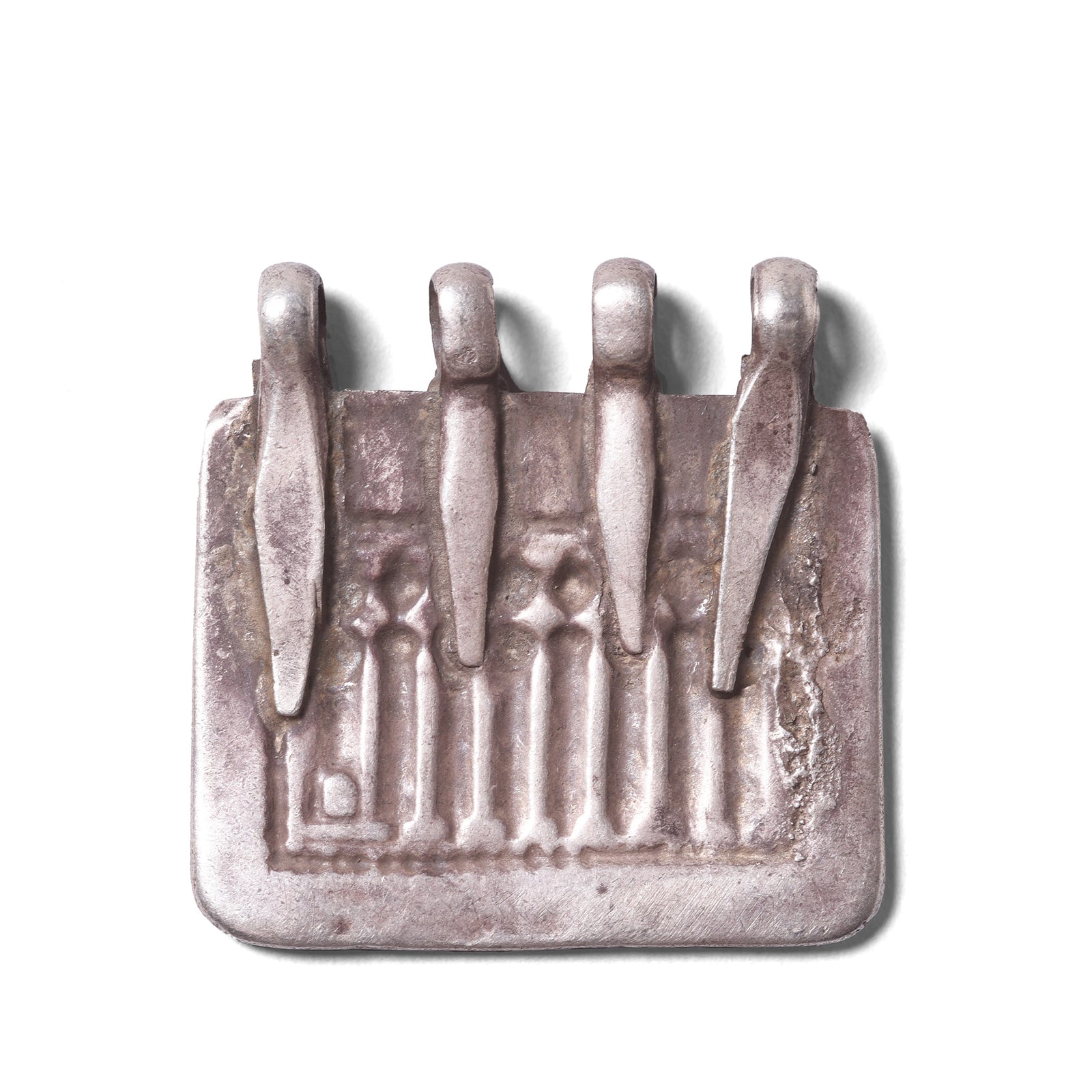 Tribal Silver Saptamatrika Amulet - 19th Century