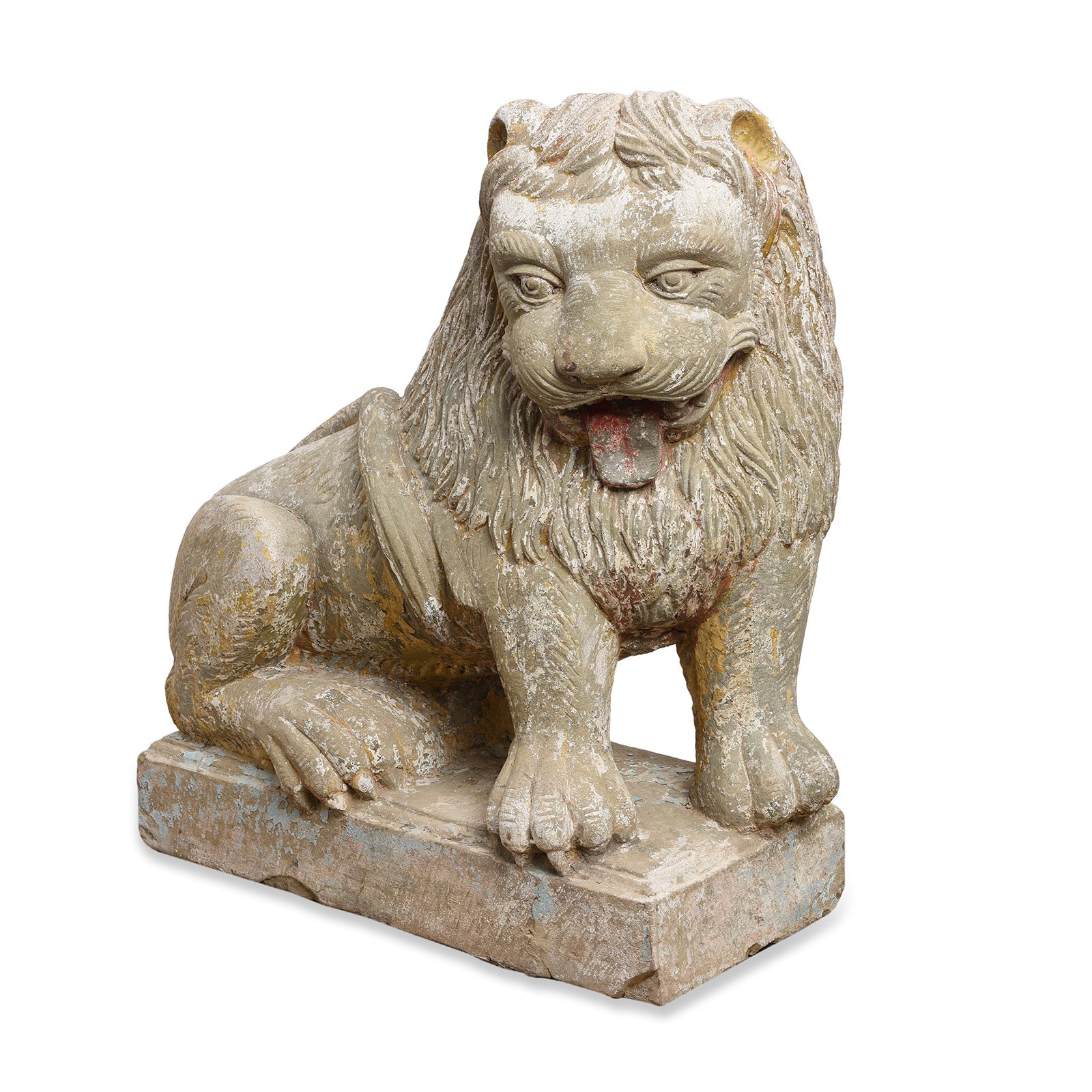 Stone Lion From Kutch - Early 19th Century