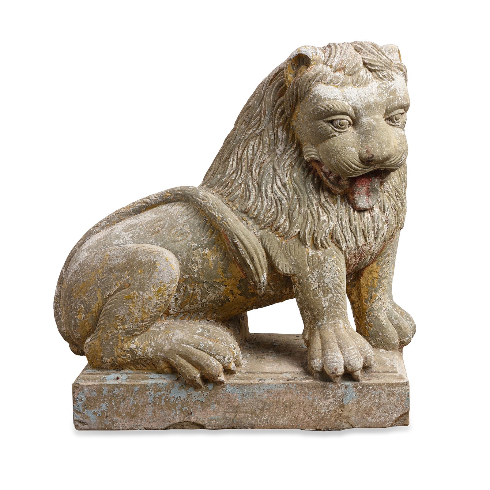 Stone Lion From Kutch - Early 19th Century