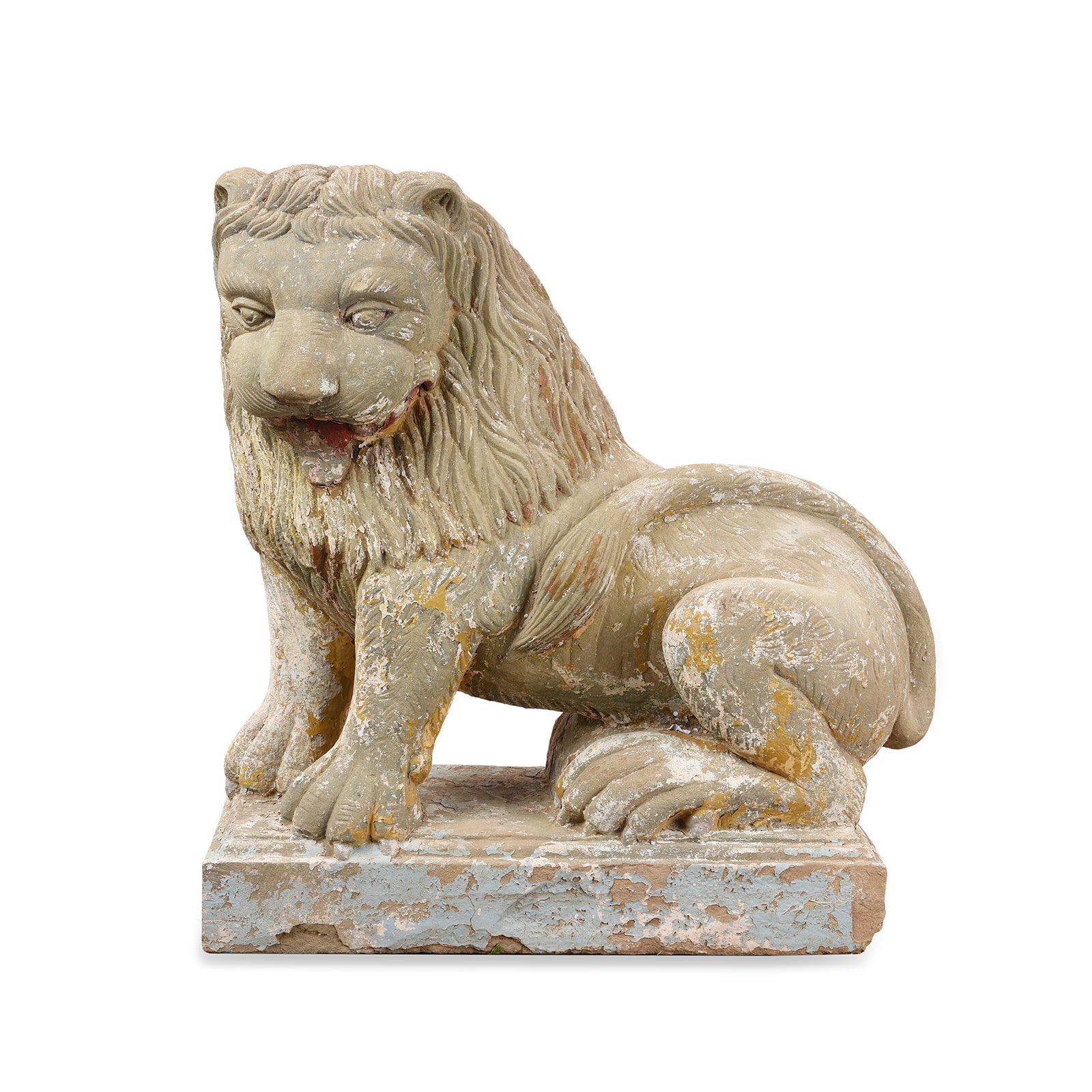 Stone Lion From Kutch - Early 19th Century