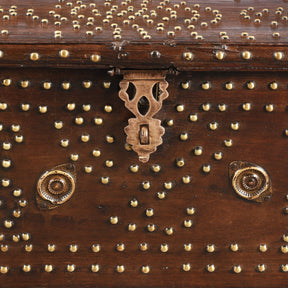 Studded Shisham Zanzibar Chest - 19th Century