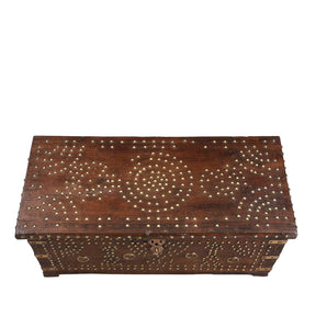 Studded Shisham Zanzibar Chest - 19th Century