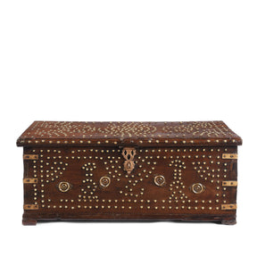 Studded Shisham Zanzibar Chest - 19th Century