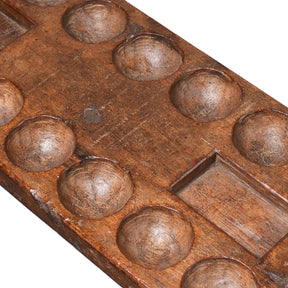 Pallanguzhi Game Board From Kerala - 19th Century