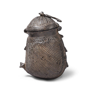 Dhokra Mango Coin Purse From Bengal - 19th Century