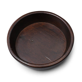 Carved Teak Parath Bowl From Rajasthan - Ca 1920