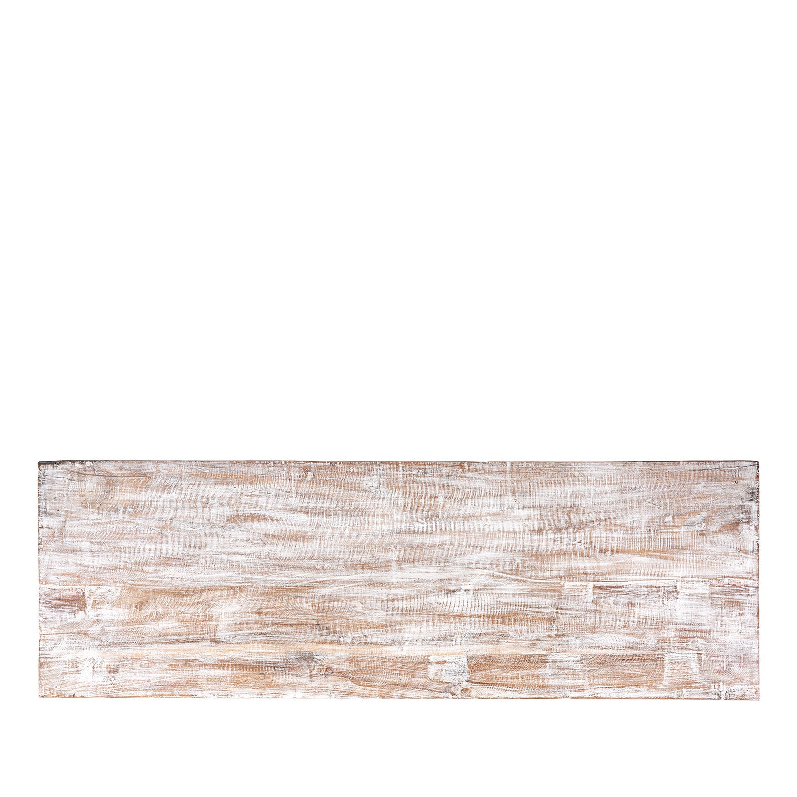 Reclaimed Teak Console Table With Painted Finish