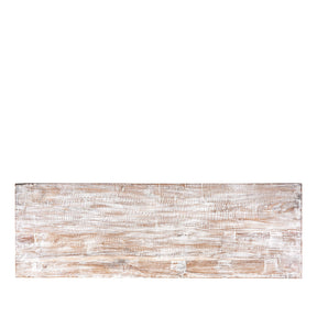 Reclaimed Teak Console Table With Painted Finish
