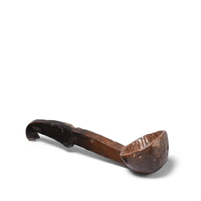 Carved Wooden Spoon From Banswara - Rajasthan - Ca 1940's