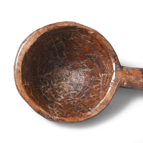 Carved Wooden Spoon From Banswara - Ca 1920's
