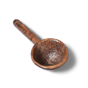 Carved Wooden Spoon From Banswara - Ca 1920's