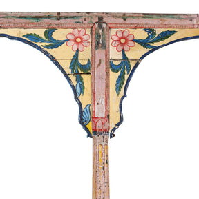 Painted Teak Double Arch From Maharashtra - 19th Century