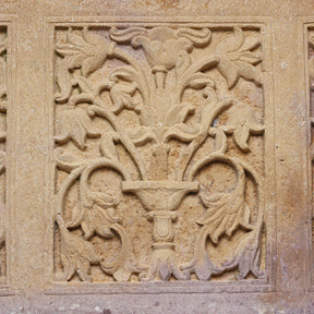 Carved Mughal Style Stone Balcony Front From Jaisalmer - 19th Century