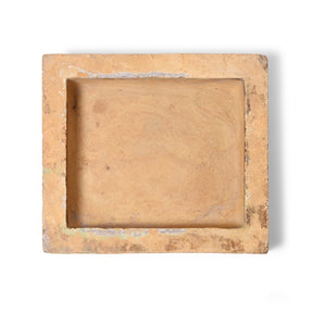 Carved Stone Bird Bath From Jaisalmer - Ca 1920's
