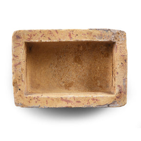 Carved Stone Bird Bath From Jaisalmer - Ca 1920's