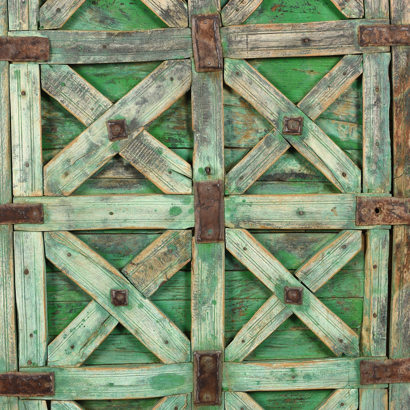 Wooden Stick Door From Jaisalmer - 19th Century