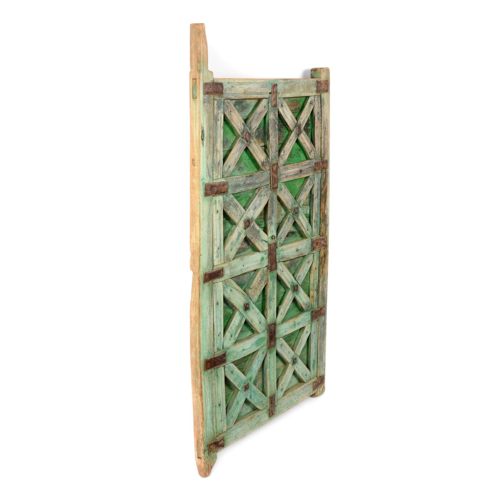 Wooden Stick Door From Jaisalmer - 19th Century