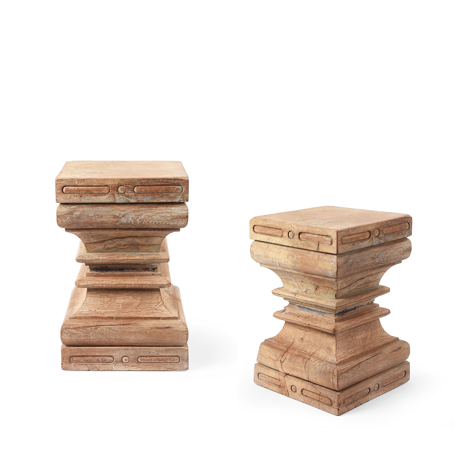 Side Table Made From Reclaimed Teak