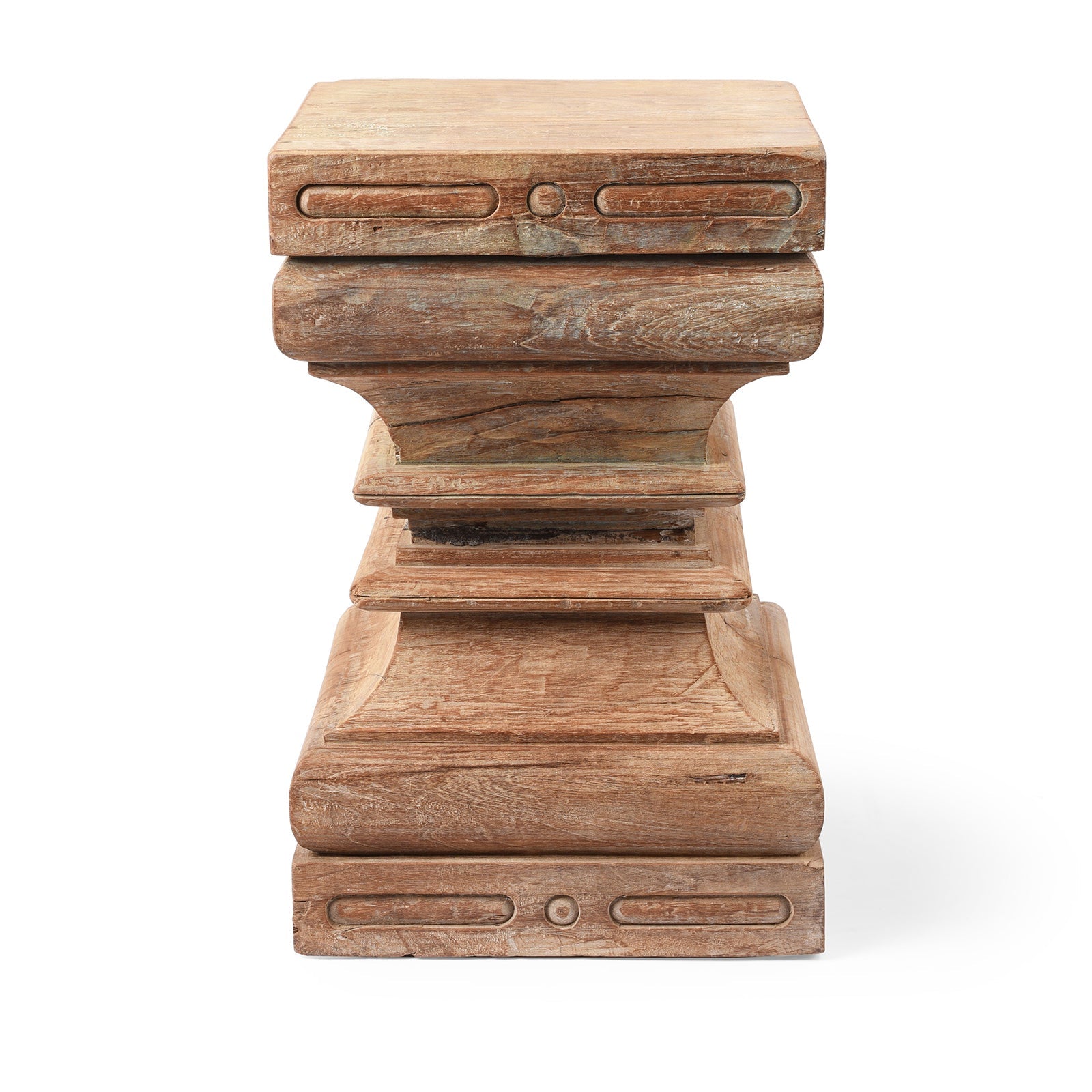 Side Table Made From Reclaimed Teak
