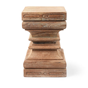 Side Table Made From Reclaimed Teak