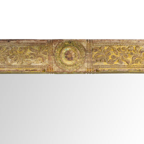 Painted Door Mirror From Andhra Pradesh - Late 19th Century