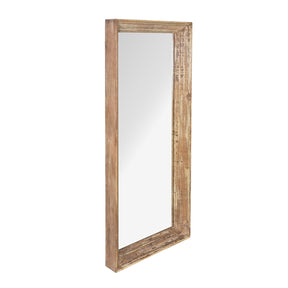 Rustic Indian Mirror Made From Old Teak