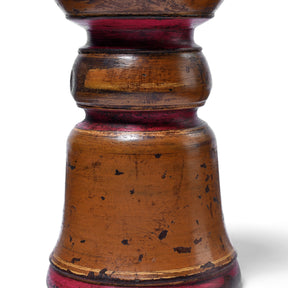 Lacquered Candle Stick From Rajasthan