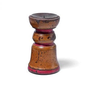 Lacquered Candle Stick From Rajasthan