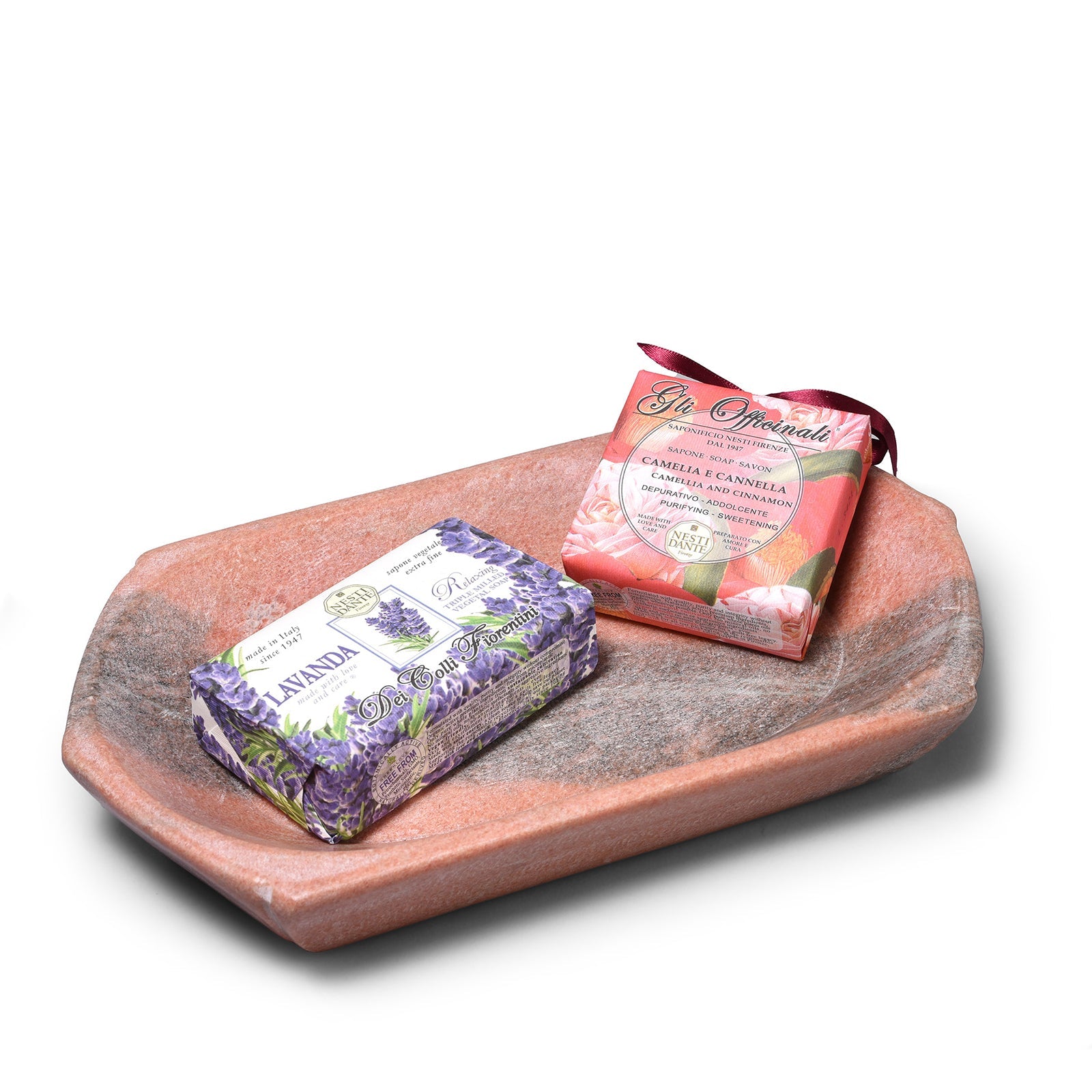 Pink Stone Parath Bowl From Rajasthan