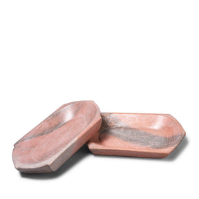 Pink Stone Parath Bowl From Rajasthan