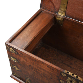 Brass Bound Chest From Rann Of Kutch - 18th Century