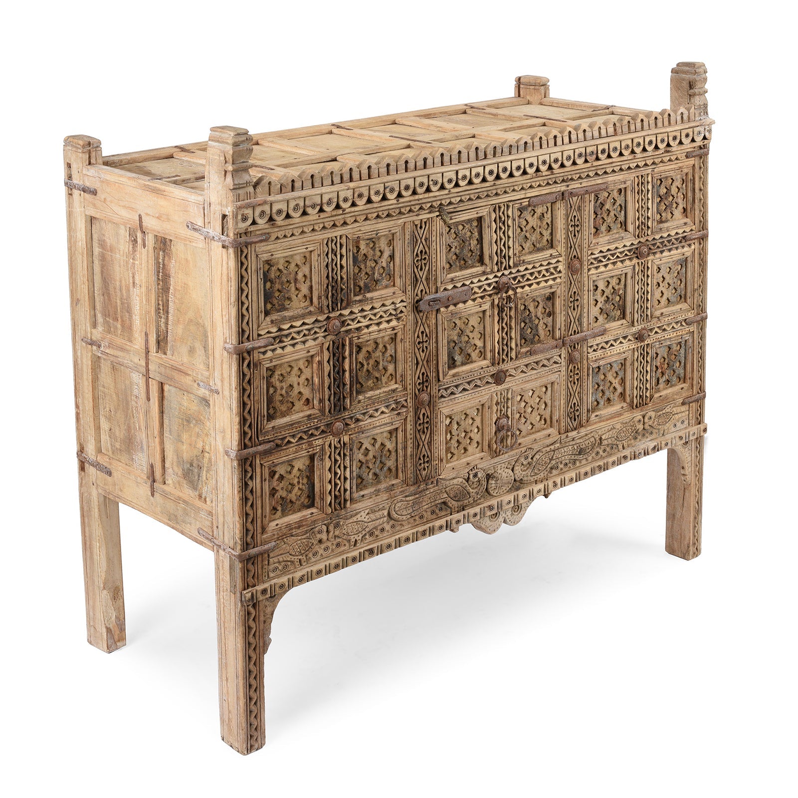 Rabari Damchiya Dowry Chest From Kutch - Ca 1920