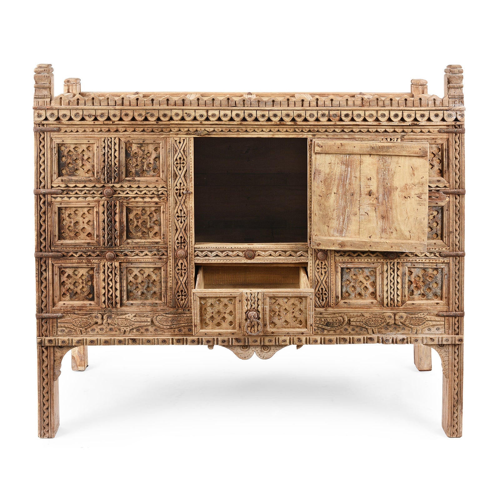 Rabari Damchiya Dowry Chest From Kutch - Ca 1920