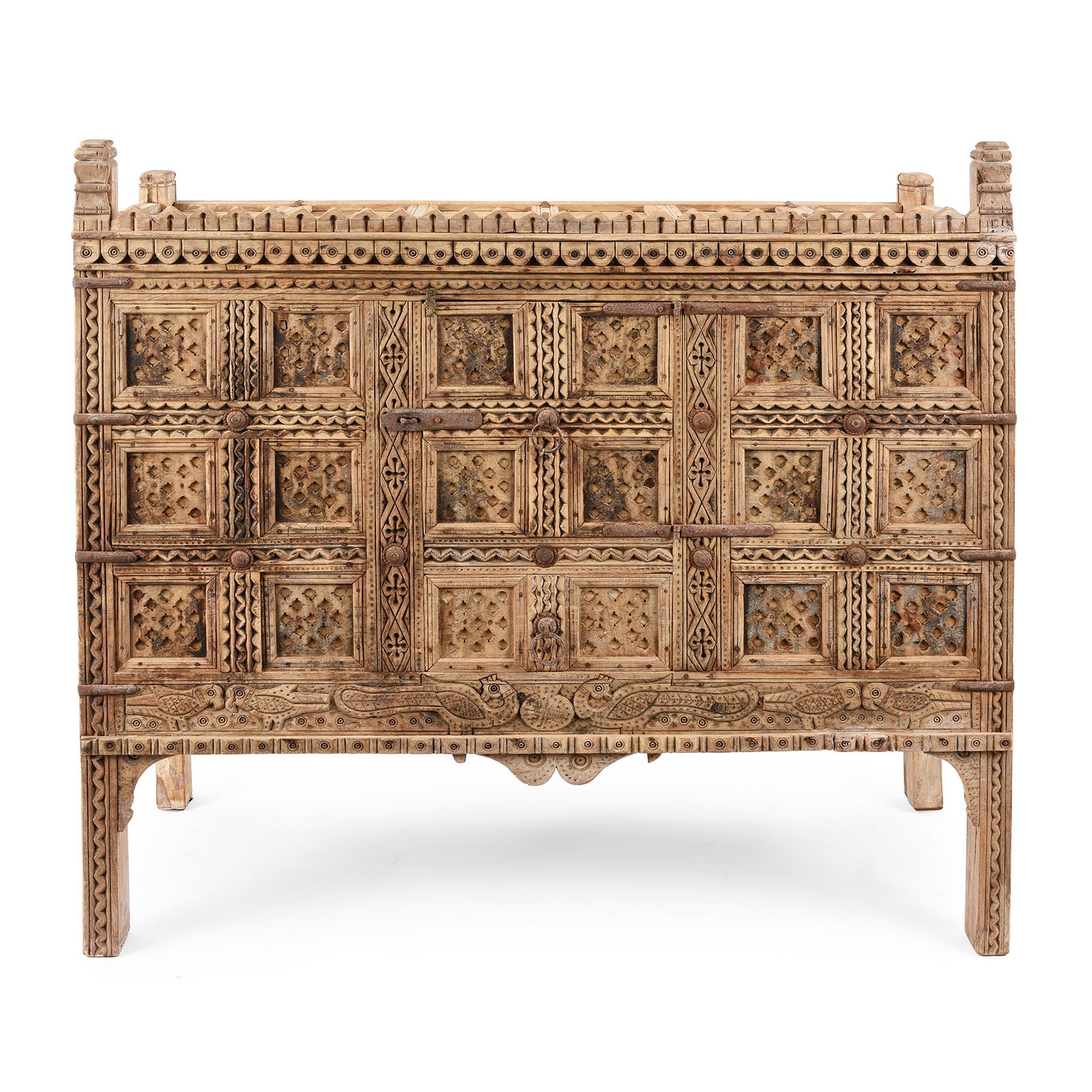 Rabari Damchiya Dowry Chest From Kutch - Ca 1920