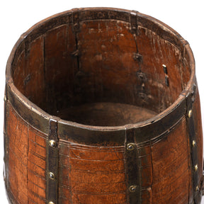 Roheda & Iron Grain Measure From Rajasthan - 19th Century