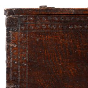 Chip Carved Dowry Box From Rajasthan - 19th Century