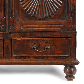 Indian Almirah Cabinet From Gujarat - 19th Century