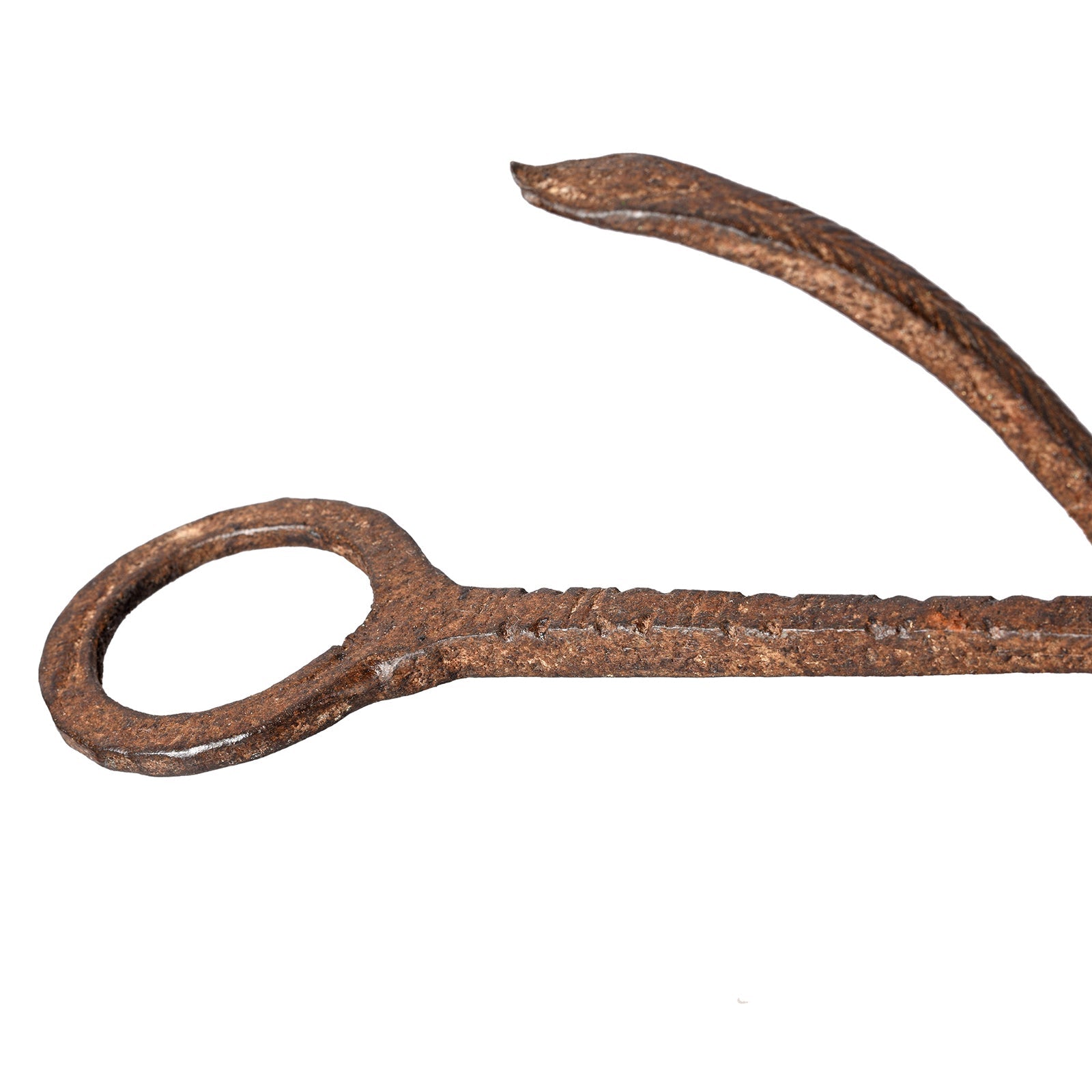 Wrought Iron Opium Retort From Jaisalmer - 19th Century