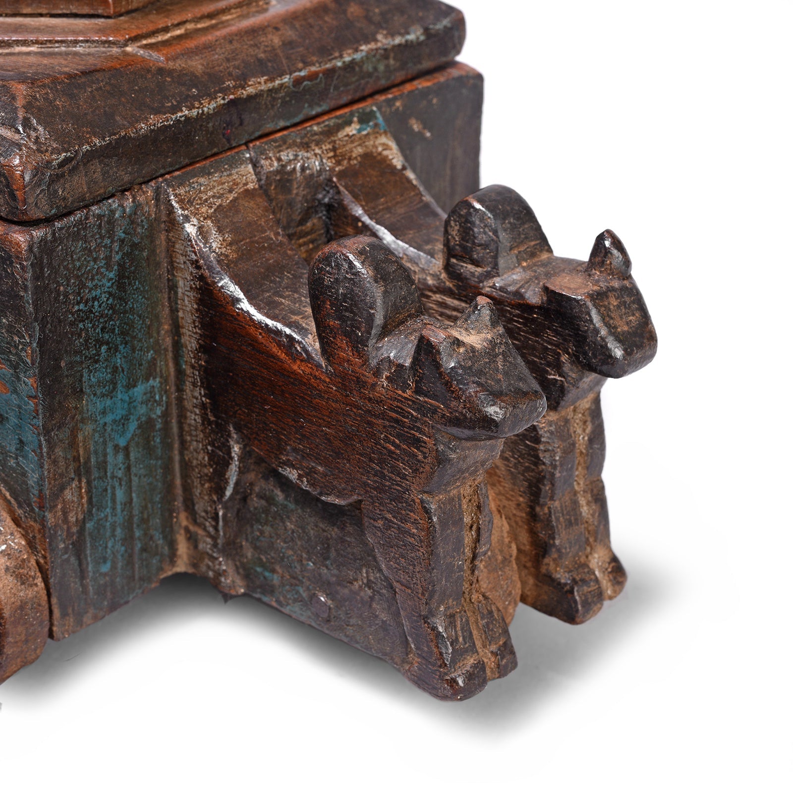 Indian Tika Ash Holder From Karnataka - Ca 1900