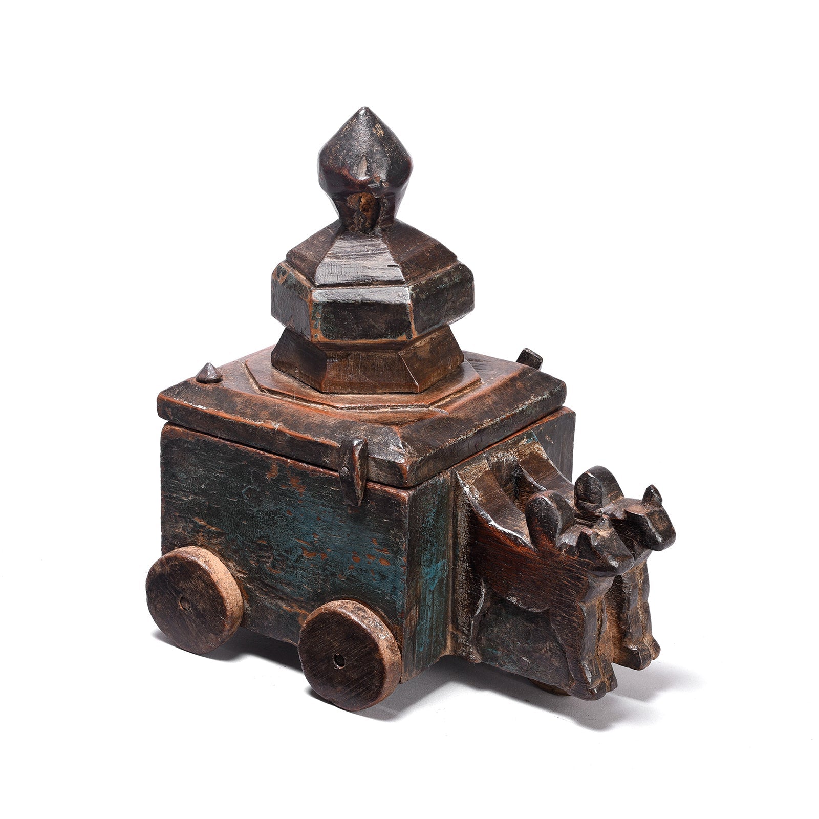 Indian Tika Ash Holder From Karnataka - Ca 1900