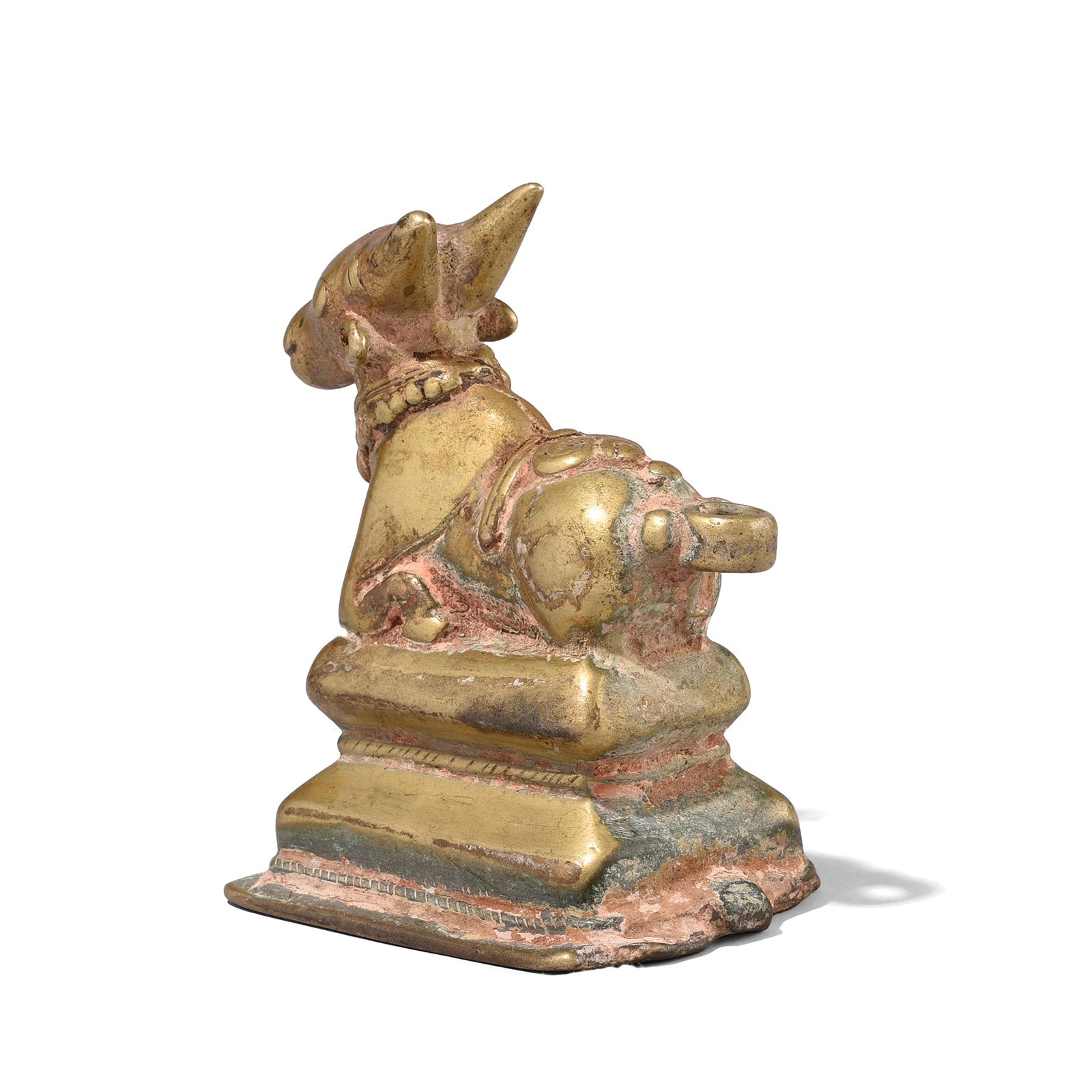 Bronze Nandi Bull From The Deccan - 18th Century
