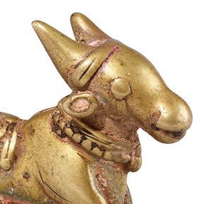 Bronze Nandi Bull From The Deccan - 18th Century