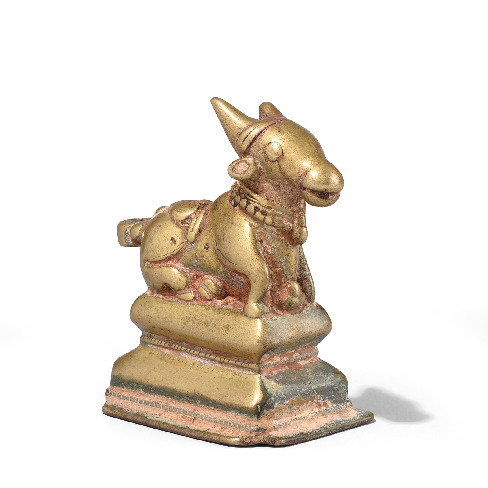 Bronze Nandi Bull From The Deccan - 18th Century