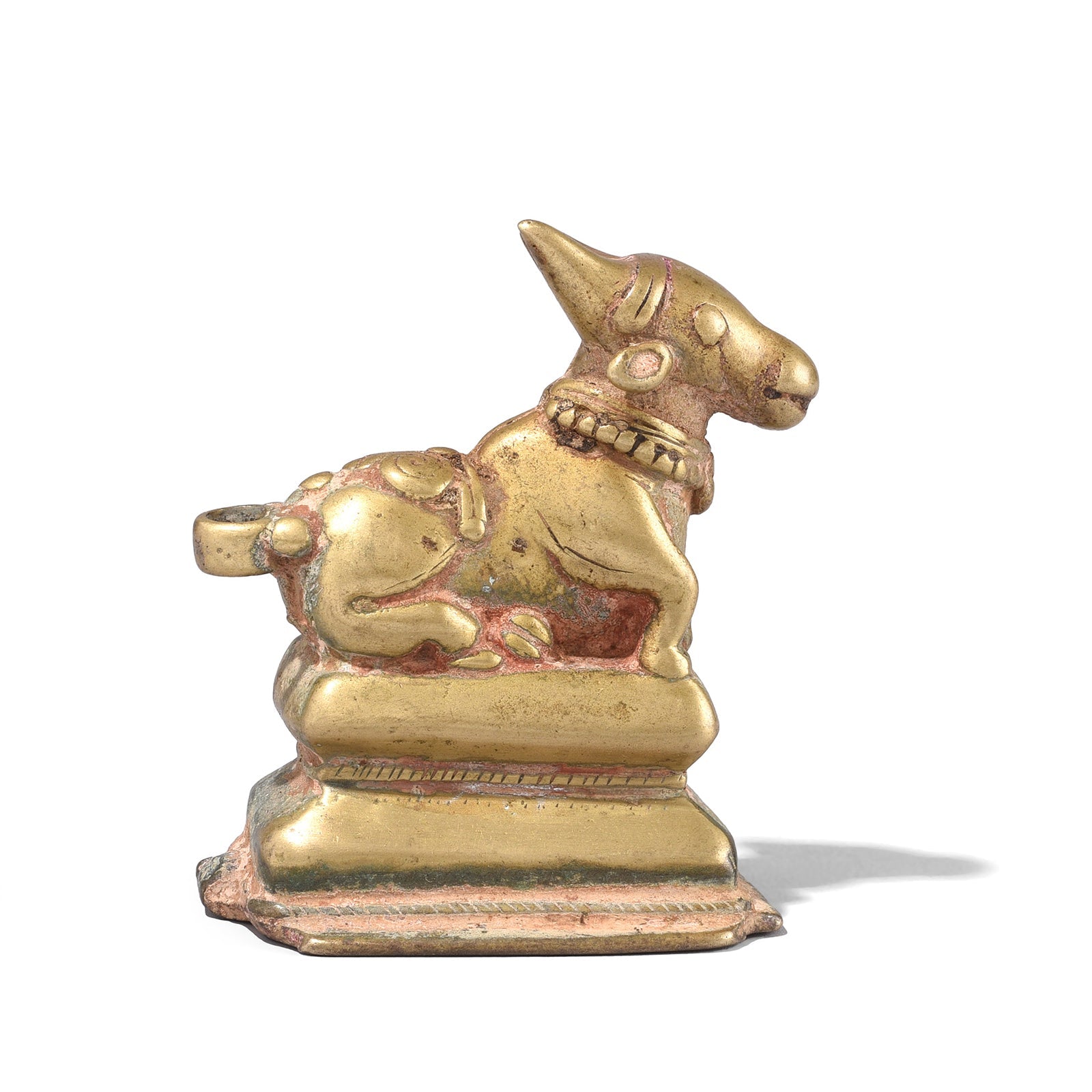 Bronze Nandi Bull From The Deccan - 18th Century