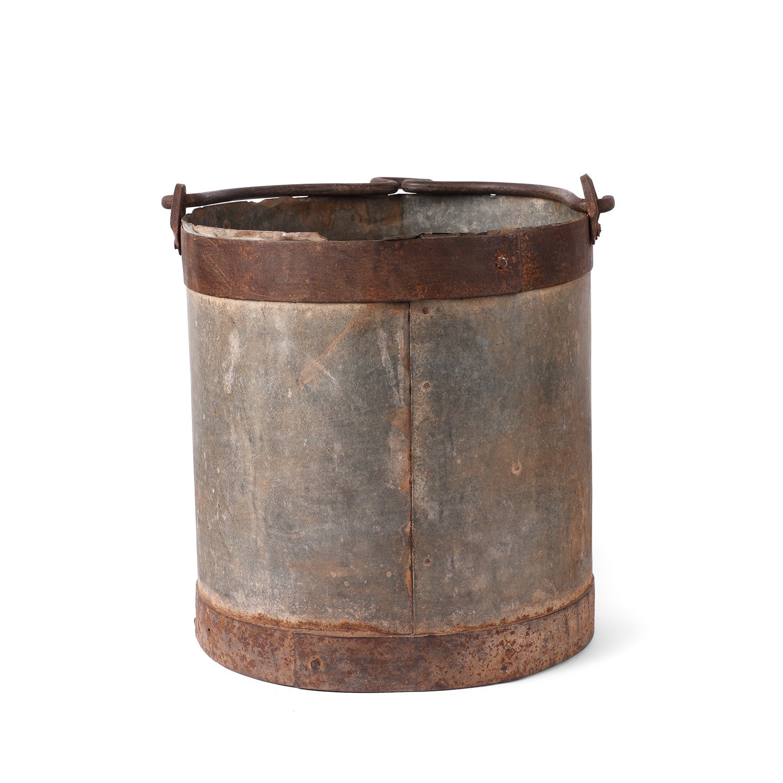 Vintage Galvanised Milk Bucket  - Ca 75 Yrs Old
