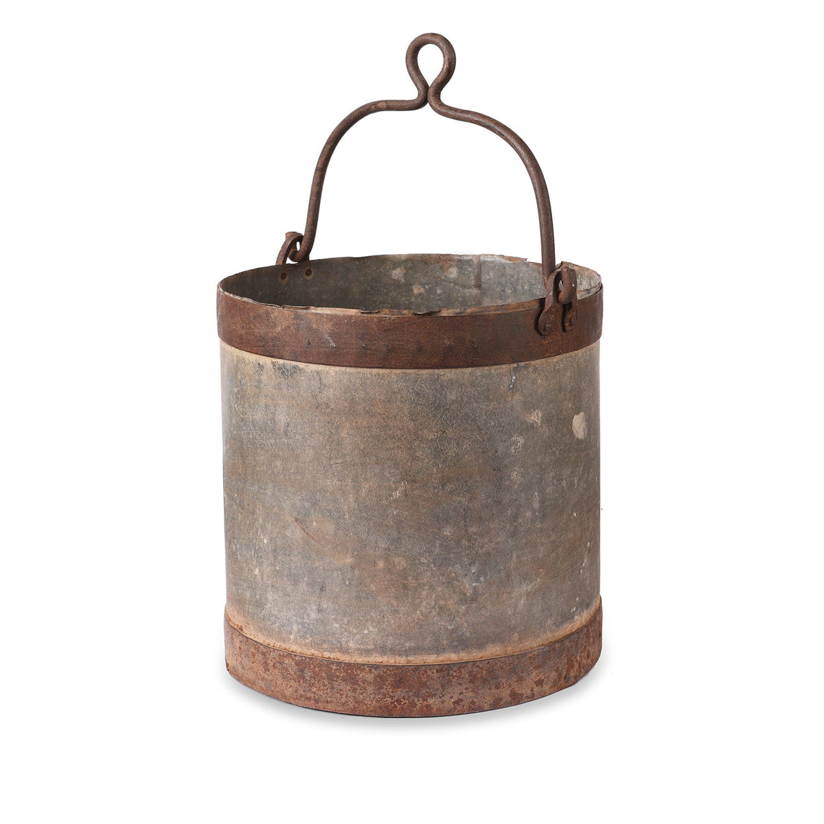 Vintage Galvanised Milk Bucket  - Ca 75 Yrs Old